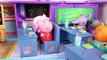 Peppa Pig Toys in English  Peppa Pig cuts Madame Gazelle Clothes _ Toys Videos in English-N5m-D