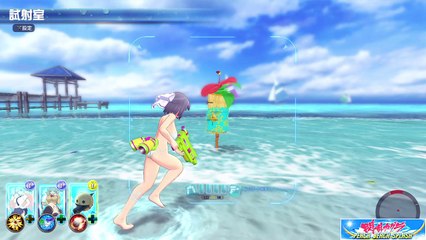 閃乱カグラ PEACH BEACH SPLASH 水鉄砲をシコシコ