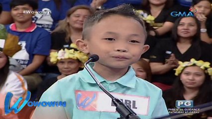 Wowowin: Bibo na bata, ipinagmalaki ang kanyang mga medalya