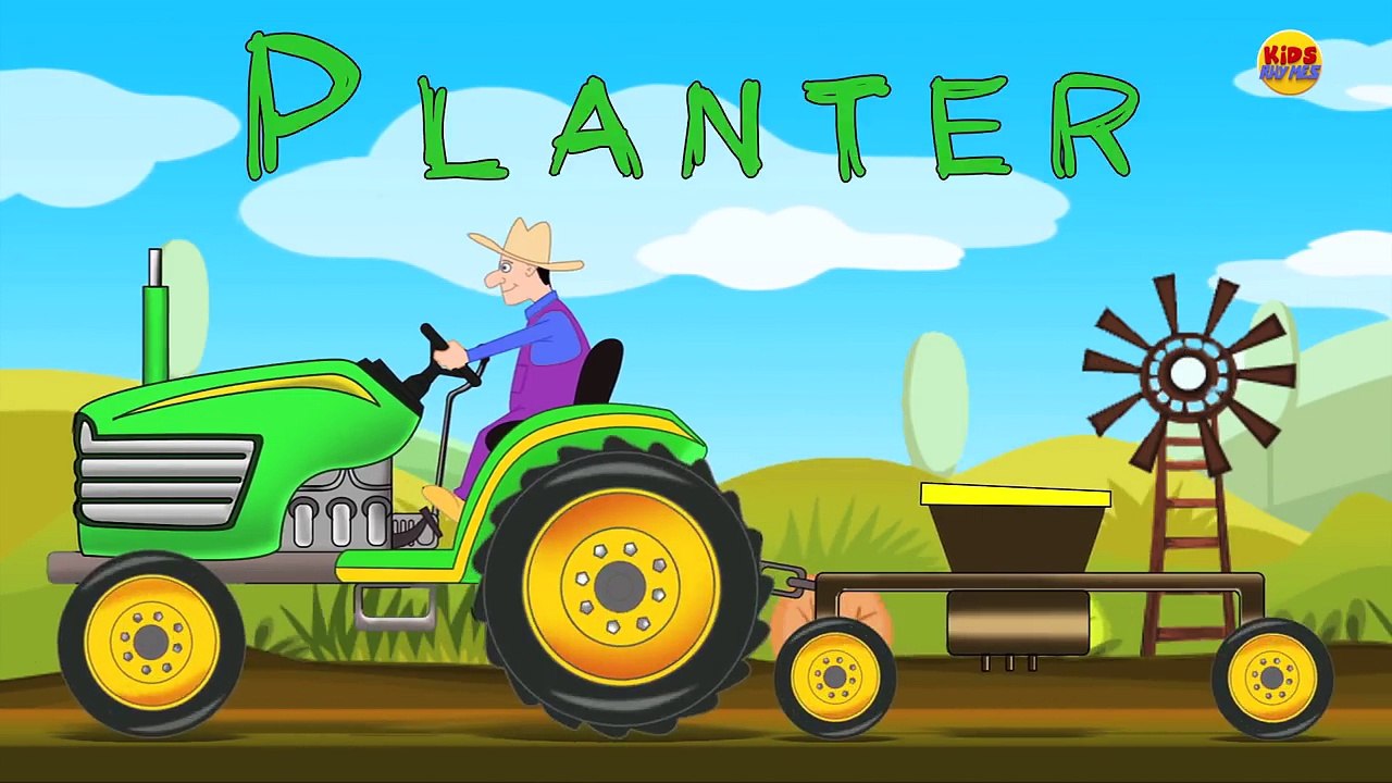 New Tractor Truck For Kids - Farm Children Cartoon - Video For Kids