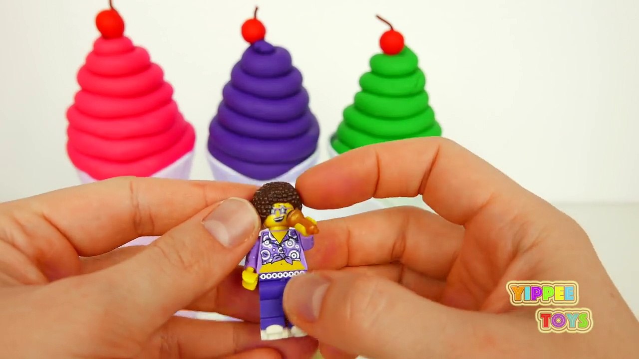Waffle Cups and Play Doh Ice Cream Sundae Surprise Toys