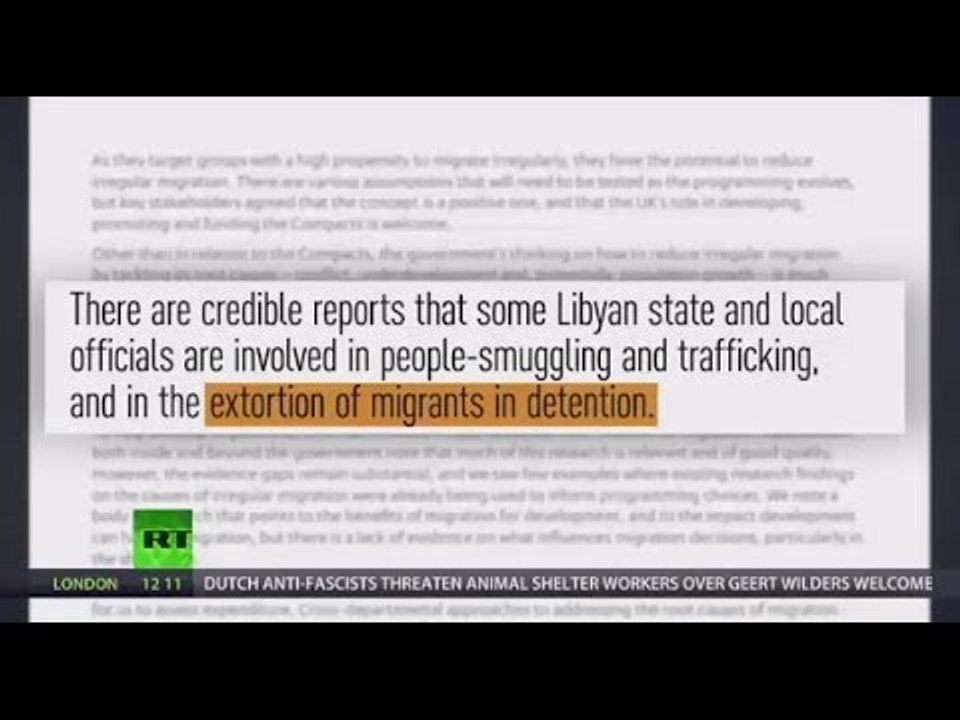 Inhumane conditions in UK funded refugee camps in Libya - report