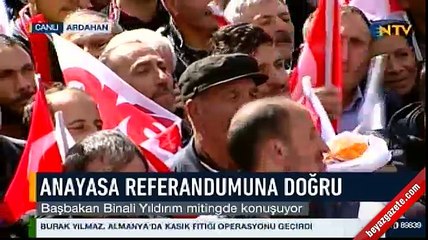 Başbakan Yıldırım'ın Ardahan mitingi konuşması