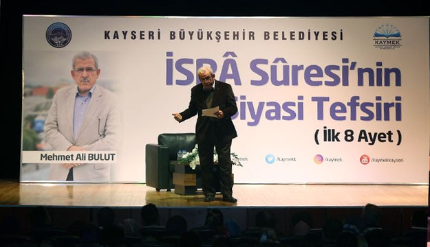 GAZETECİ YAZAR MEHMET ALİ BULUT, KAYMEK TARAFINDAN DÜZENLENEN KONFERANSA KATILDI.