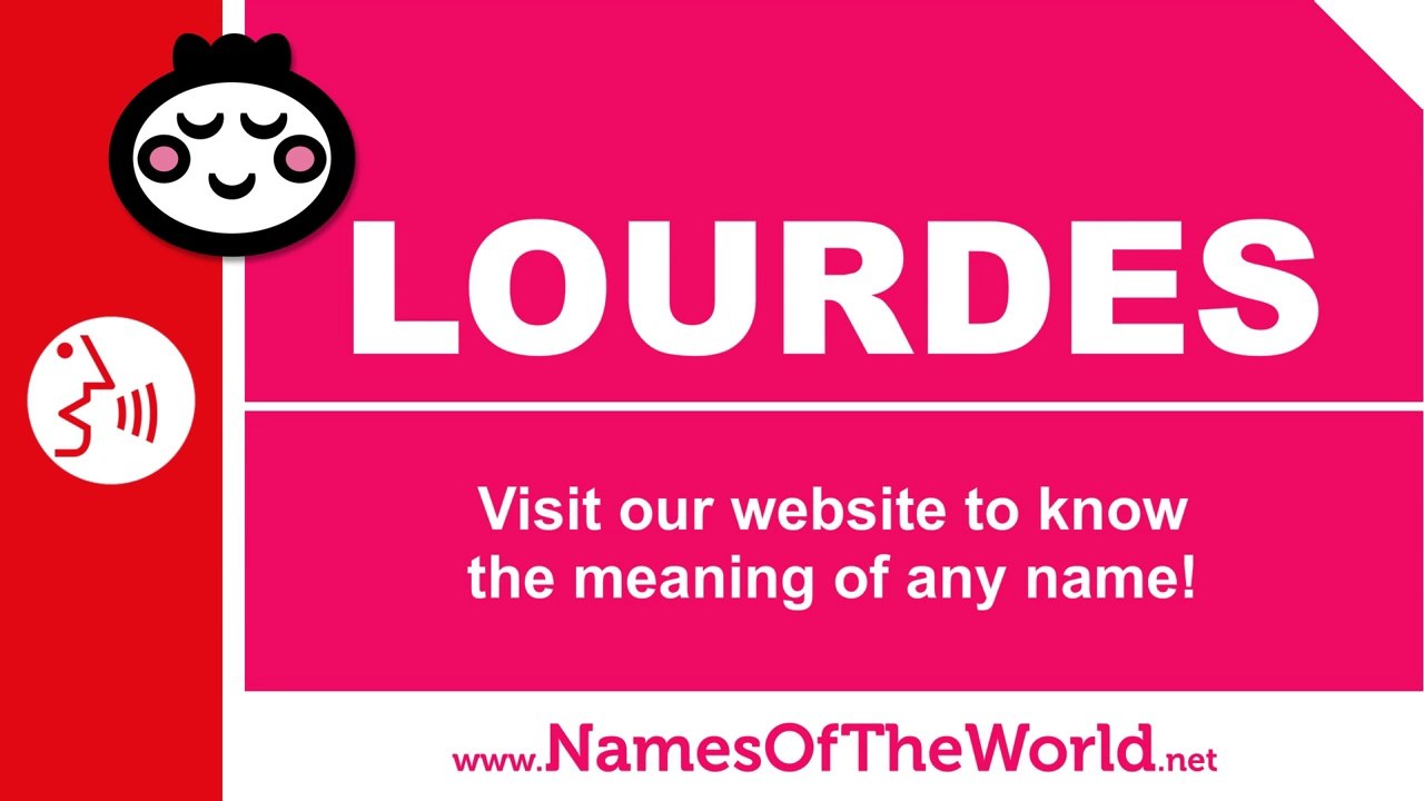 How to pronounce LOURDES in Spanish? Names Pronunciation www