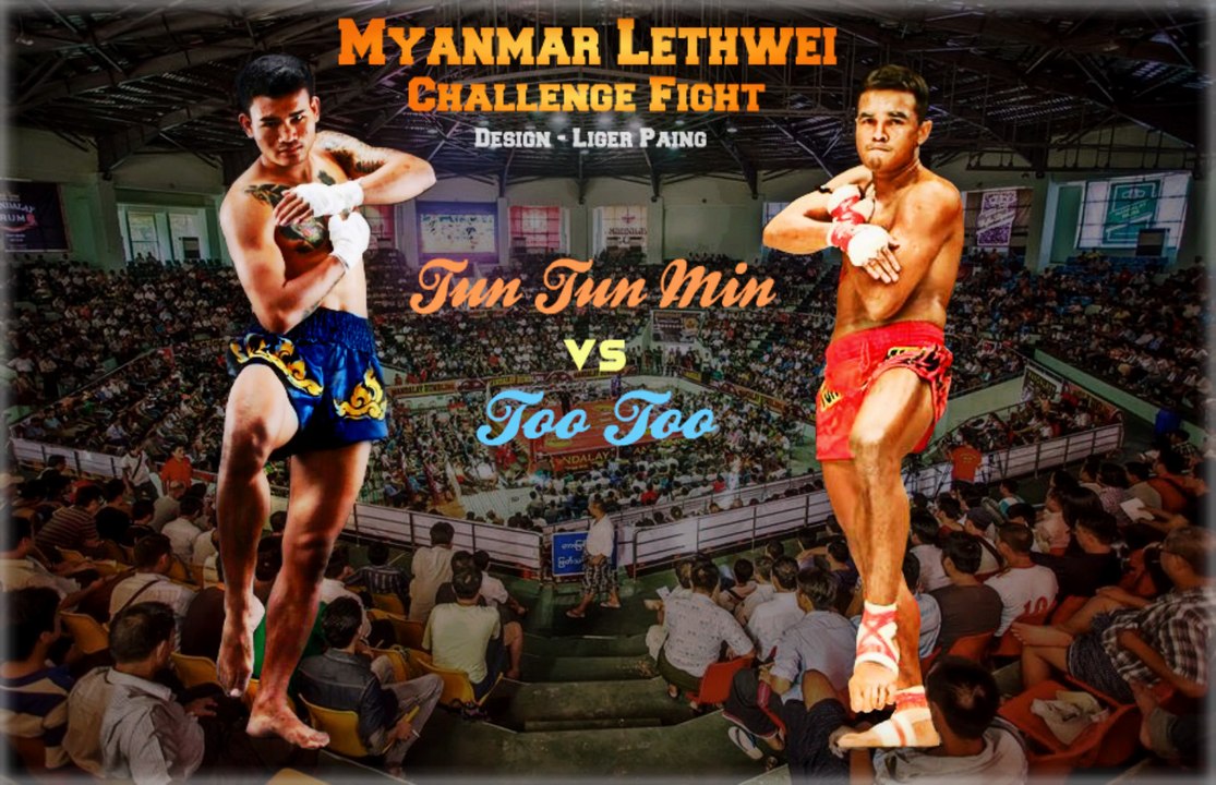 Myanmar Lethwei - Tun Tun Min vs Too Too - Bare Knuckle Fight