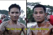 Myanmar Lethwei - Yan Gyi Aung vs Tway Ma Shaung