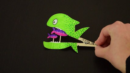 DIY : Un poisson vorace en pince à linge