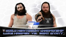 WWE 2K17 Luke Harper Vs Bray Wyatt WWE World Heavyweight Championship Extreme Rules Match
