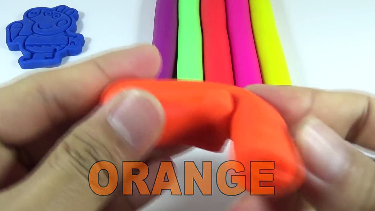 Узнайте цвета играть доч лед крем Пеппа свинья Эм Португальские пресс-формы весело палец Семья питомник относительной влажности