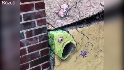 Hayatınıza renk katacak sokak sanatı...