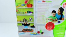 Just Like Home Bread and Cheese Set Toy Cutting Food Velcro Cooking Playset Kitchen Playse