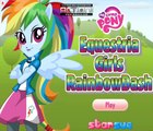 ♡ My Little Pony Pinkie Pie & Rainbow Dash Makeup ♡ Equestria Girls Video Game