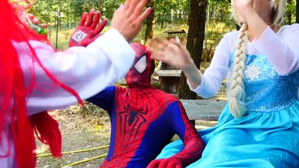UGLY FROZEN ELSA vs JOKER DENTIST w/ Spiderman, Doctor - Funny Superheroes :)