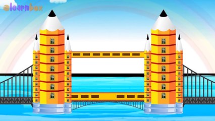 London Bridge Is Falling Down Nursery Rhyme With Lyrics | Popular English Rhymes For Child