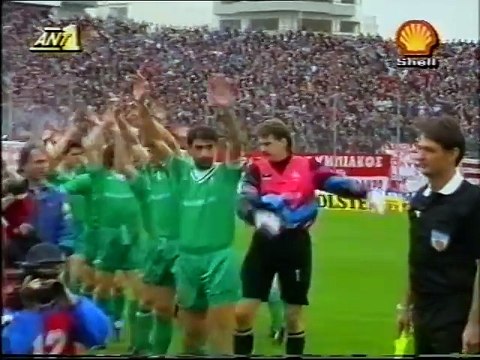 1992-93 Ολυμπιακός 1-1 Παναθηναϊκός 13 Δεκ 1992