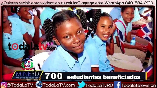 Presidente Danilo Medina entrega dos nuevos centros educativos en provincia Peravia -MINERD-Video