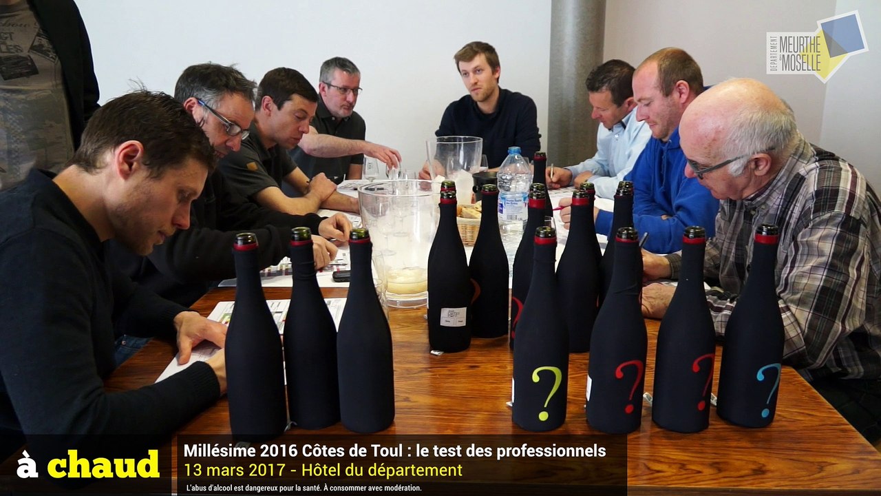 [A CHAUD] - Millésime 2016 Côtes de Toul : le test des professionnels