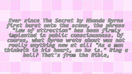 A User's Guide to the Law of Attraction