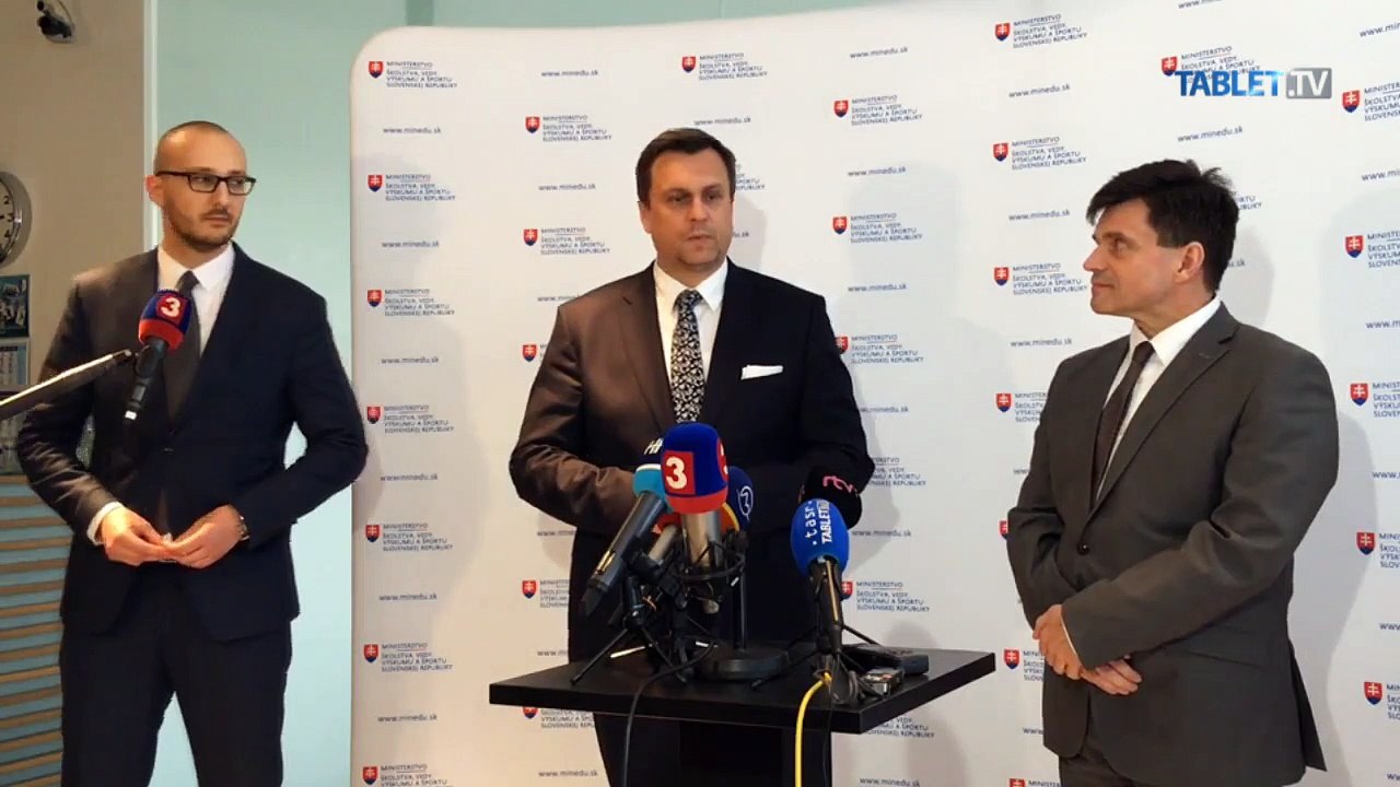ZÁZNAM: Odpočet práce rezortu školstva počas roka pôsobenia súčasnej vlády