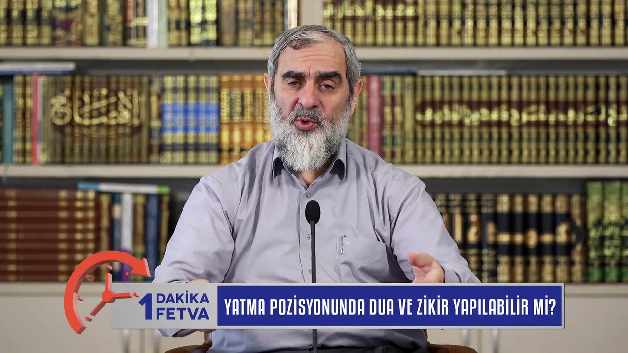 310) Yatma pozisyonunda dua ve zikir yapılabili...