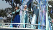 ºoº [ アナとエルサ] ディズニークリスマスストーリーズパレード アナと雪の女王 TDL Christmas stories parade Anna & Elsa Frozen Float