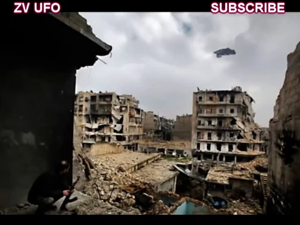 UFO in Syria intervention in the war! UFO 2017