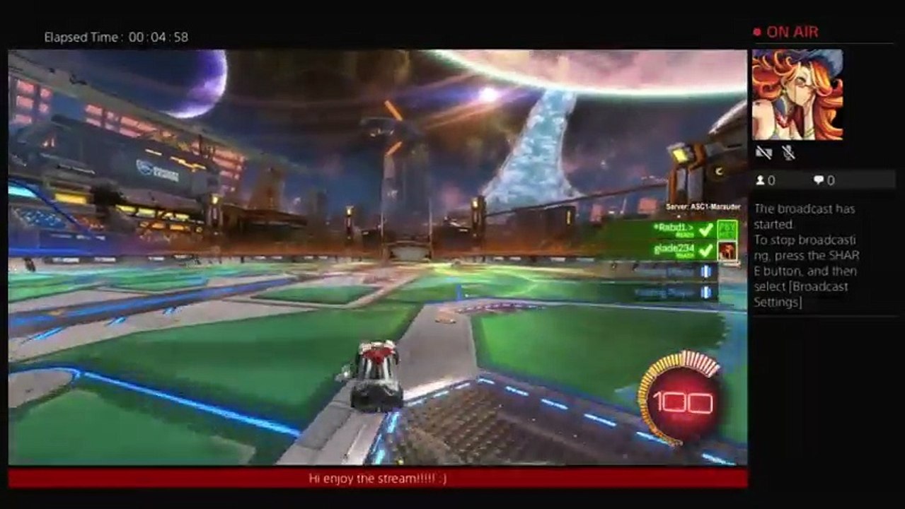 glade234's Live Stream Rocket League