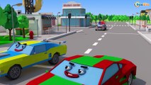 3D Çizgi Film - Ambulans, Kamyon ve Yarış Arabası - Akıllı Arabalar - Türkçe İzle