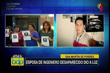 SMP: sigue búsqueda de joven ingeniero desaparecido desde febrero