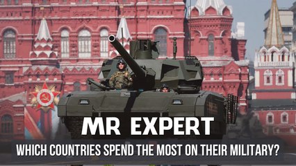 Which countries spend the most on their military?