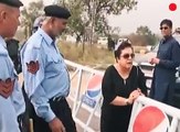 What happened with shrin mazari when she did try  for going  bani gala