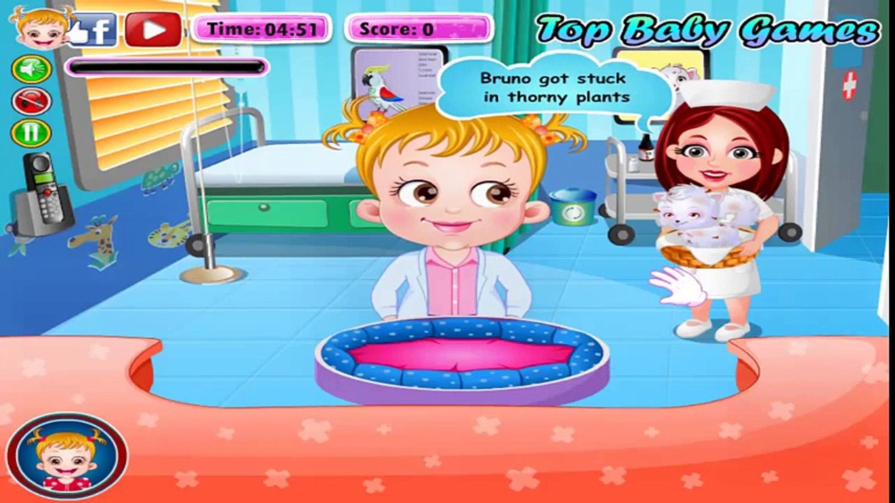 Best Free Game Online Baby Hazel Pet Doctor level4