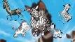Животные анимация мультфильм слон Семья палец лошадь питомник свинья рифмы Дикий зебра 3D