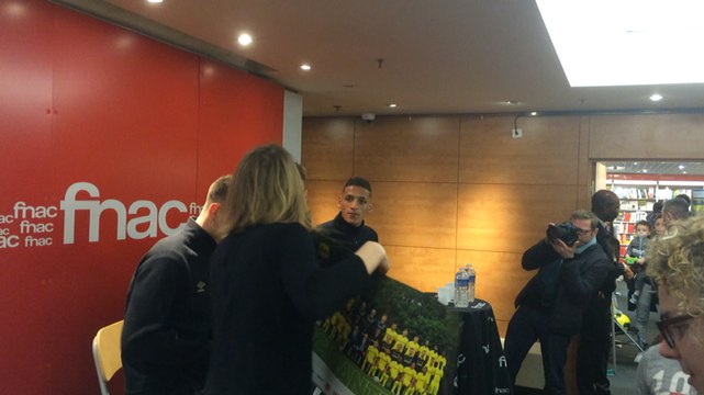 Les joueurs du FC Nantes en dédicace à la Fnac