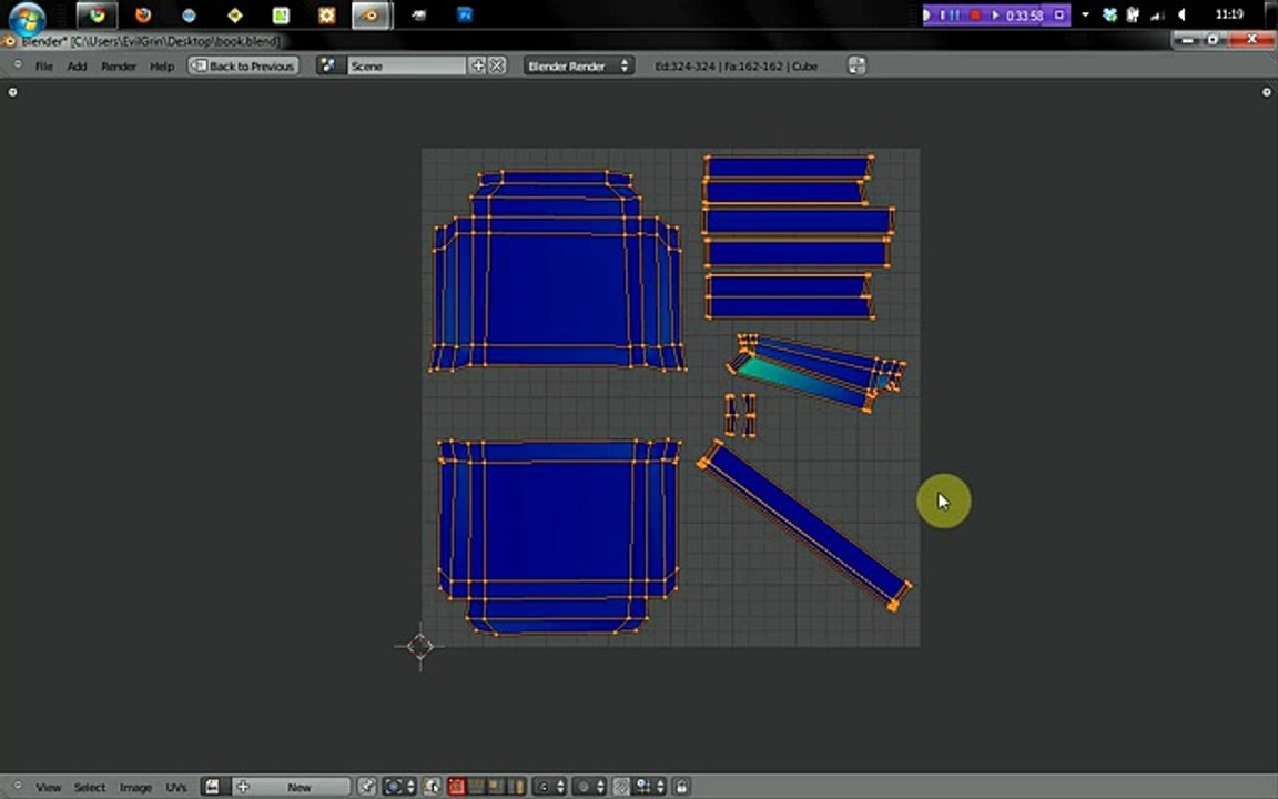 Creating a book in blender_clip9