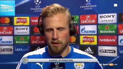 Schmeichel Post Match Interview - Leicester City 2-0 Sevilla