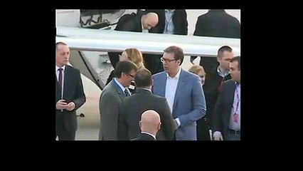 Po dolasku u Sarajevo Aleksandar Vučić je obavio razgovor sa ministrom vanjskih poslova Igorom Crnadkom