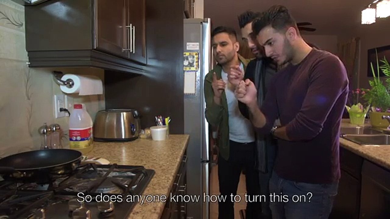 When GUYS cook food