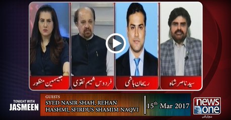 Tonight with Jasmeen | Karachi Ki safai  | 15-March-2017