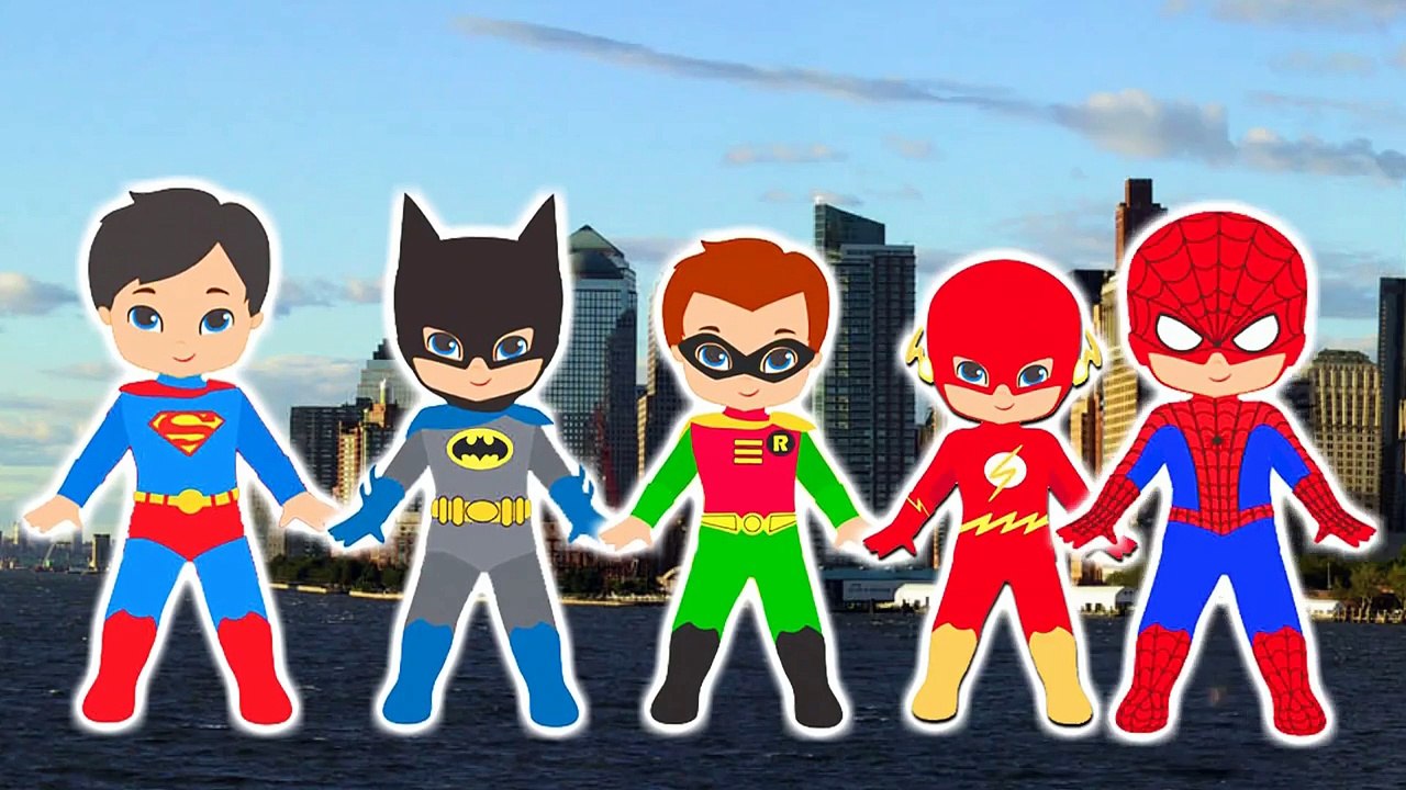 Superheroes Lego Finger Family Nursery Rhymes Lyrics