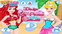 Disney Princess Elsa Anna Snow White Ariel and Cinderella Swimsuit Dress Up Game