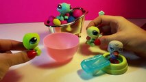 Play-Doh Surprise Dinosaur Eggs Peppa Pig Smurfs Littlest Pet Shop Shopkins Kinder Toy Sur