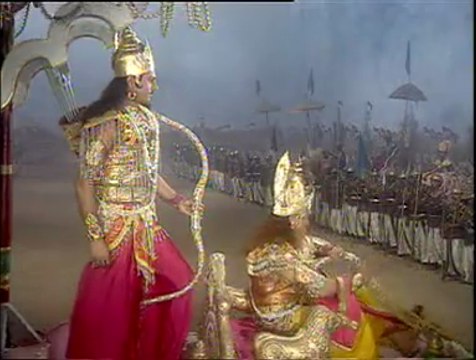 Shree Krishna Episode 257 | Mahabharata | Arjun Rise Gandiva And Set For Battle