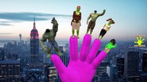 Superhero Hulk Play-Doh Bottles Finger Family Nursery Rhymes Learn Colors Modelling Clay F