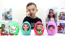 DISNEY Princess Moana IRL GIANT FUNKO POP Surprise Toys Maui kids video trailer doll elsa