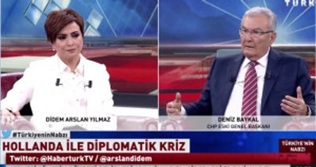 Deniz Baykal Hollanda Krizinde Türkiye'yi Sorumlu Tuttu