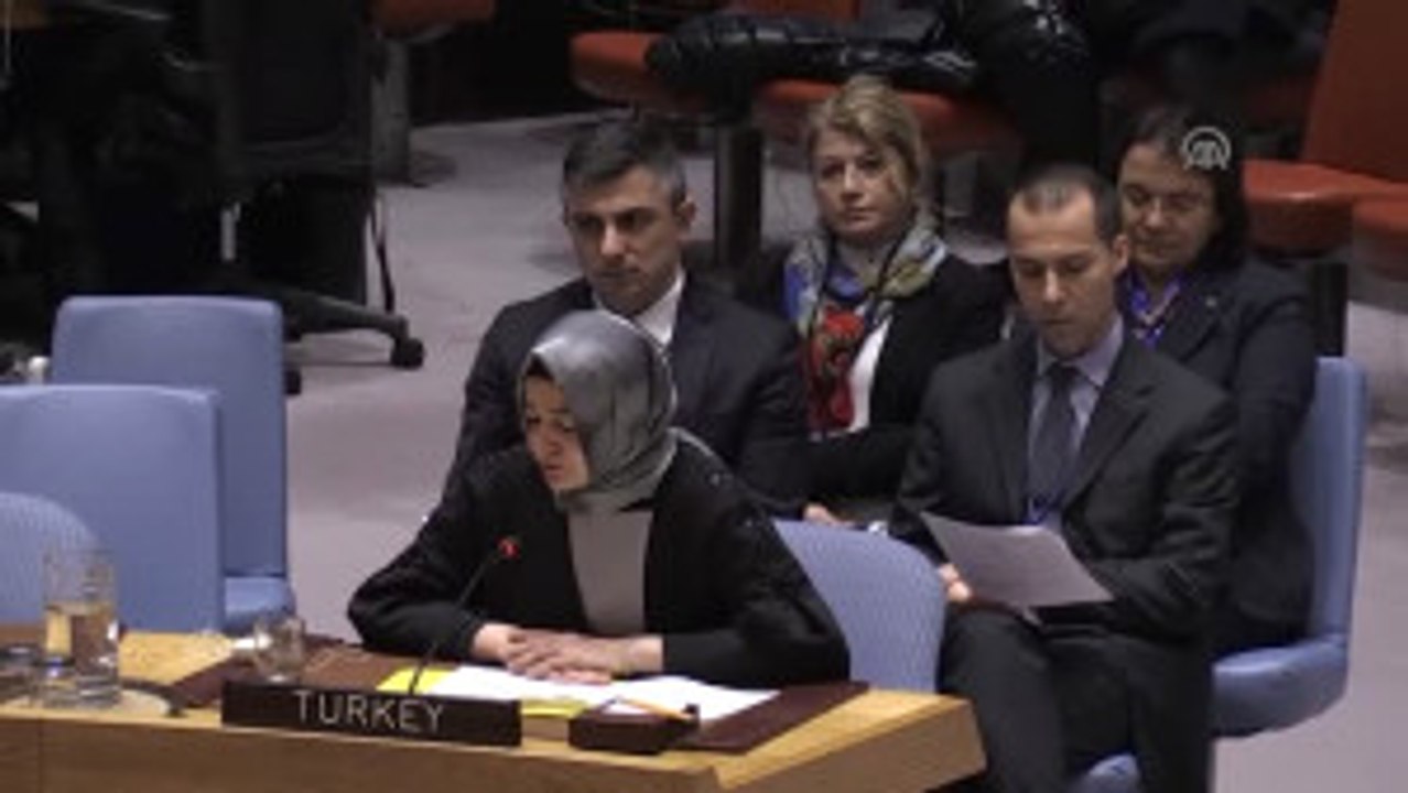 Bakan Kaya, BM Güvenlik Konseyi Toplantısında Konuşma Yaptı - New