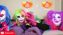 Spiderman vs Pink Spidergirl vs Joker BeanBoozled! w/ Frozen Elsa Gummy Prank! - Funny Sup