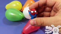 Узнайте цвета с воздушный шар поп Открытие надувные шарики с Игрушки Специальные Издание супергерой Ле